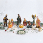 Preview: Zierliche Krippenfiguren 11-tlg., ca. 3,5 cm, K 110